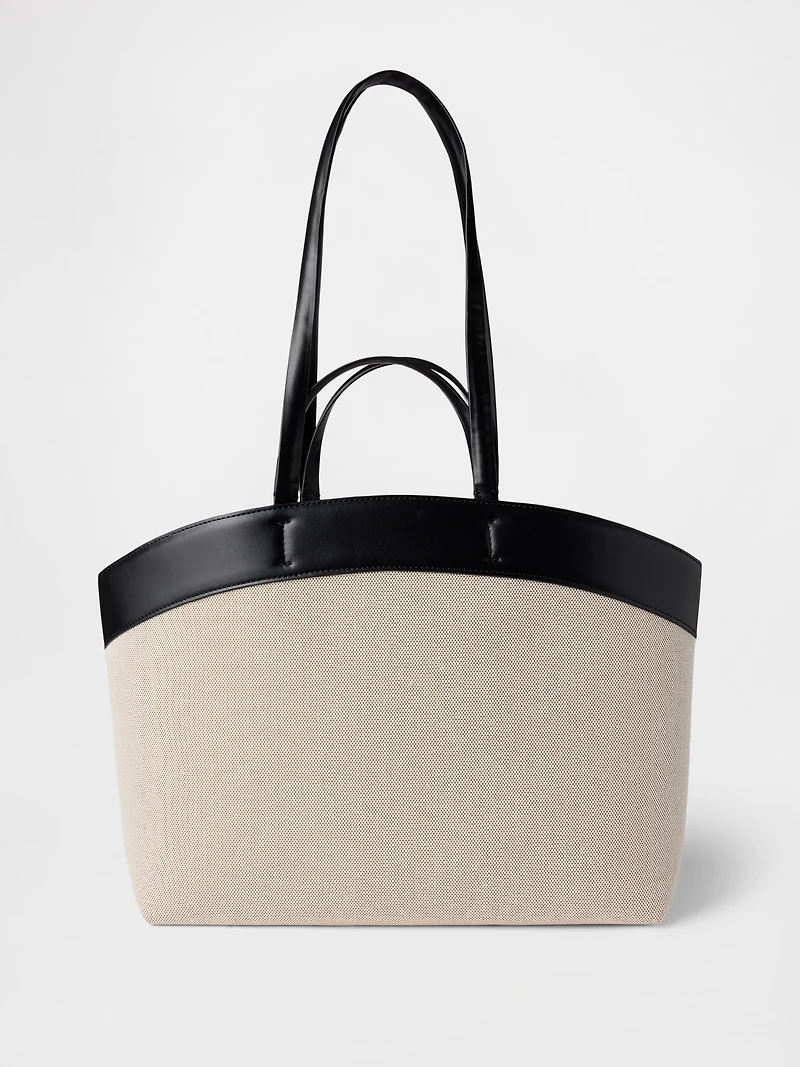 East-West Canvas Tote Bag