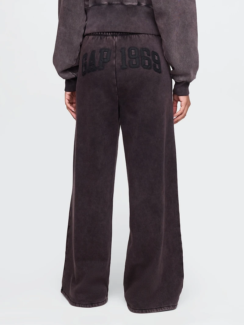 VintageSoft Baggy Wide-Leg Sweatpants