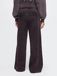 VintageSoft Baggy Wide-Leg Sweatpants