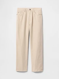 Linen-Cotton '90s Loose Herringbone Pants