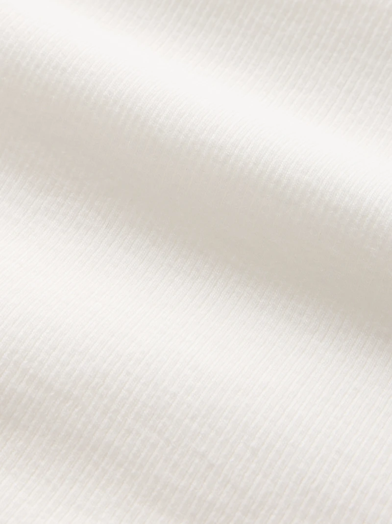 Modern Rib High-Neck Top