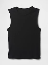 Modern Rib High-Neck Top