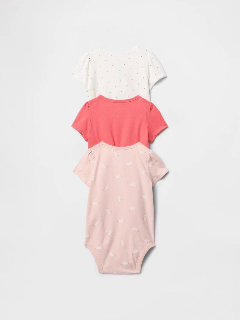 Baby First Favorites Organic Cotton Bodysuit (3-Pack
