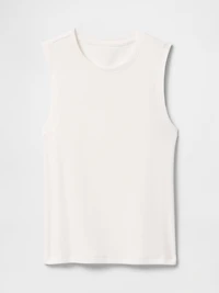 Modern Rib High-Neck Top