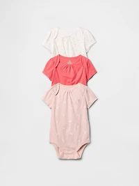 Baby First Favorites Organic Cotton Bodysuit (3-Pack