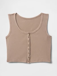 Rib Crop Tank Top