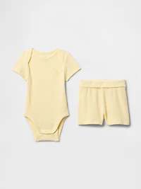 Baby Grow-With-Me TinyRib Outfit Set