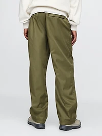 Twill Parachute Baggy Pants