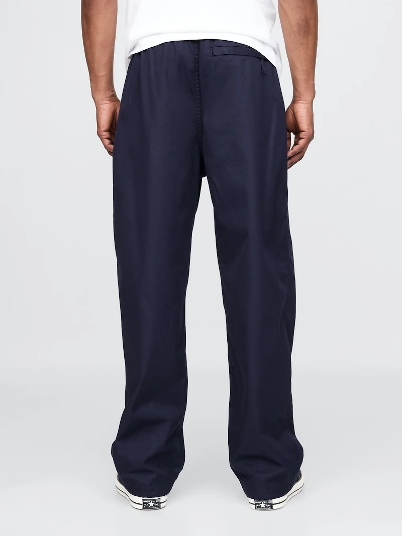 Twill Parachute Baggy Pants