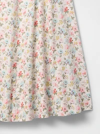 Linen-Blend Cap-Sleeve Maxi Dress