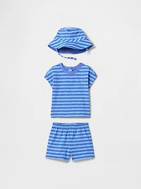 Baby Organic Cotton Three-Piece Outfit Set
