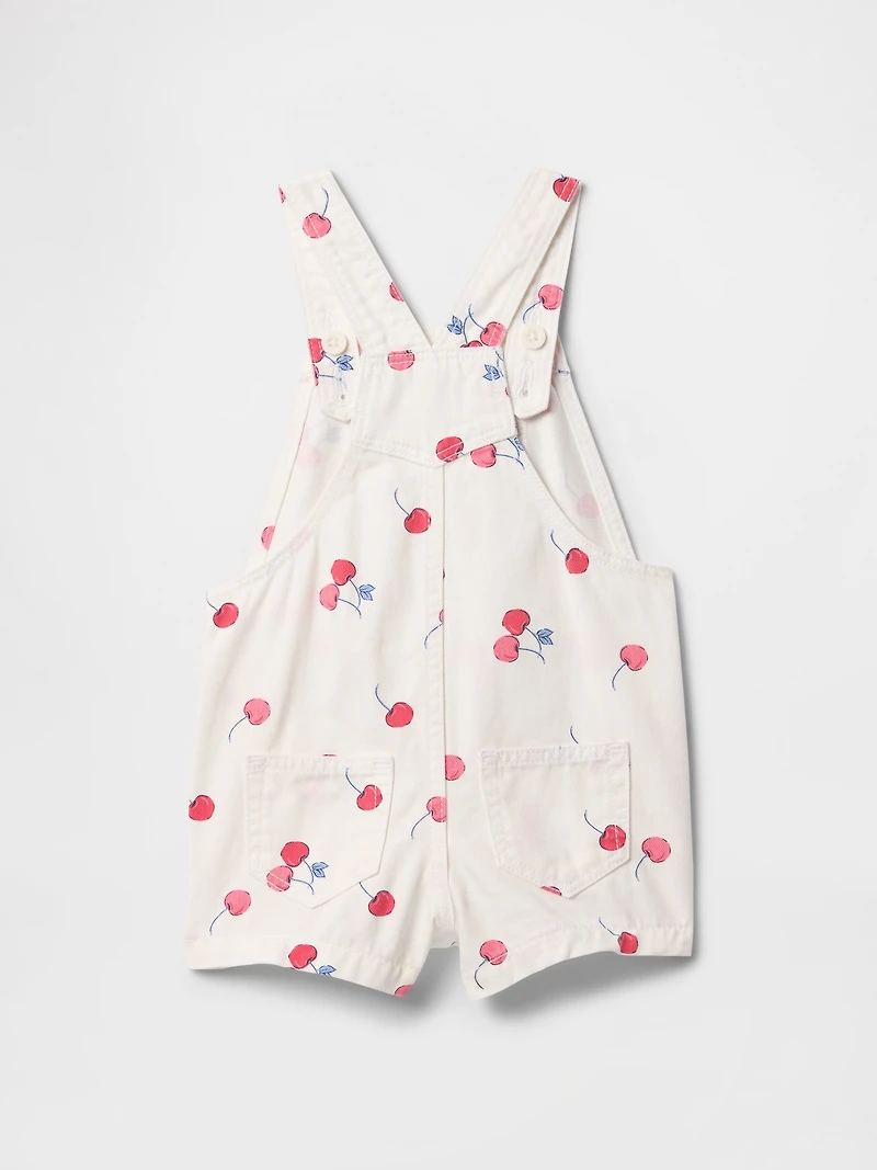 Baby & Toddler Denim Cherry Shortalls