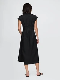 Poplin Midi Shirtdress