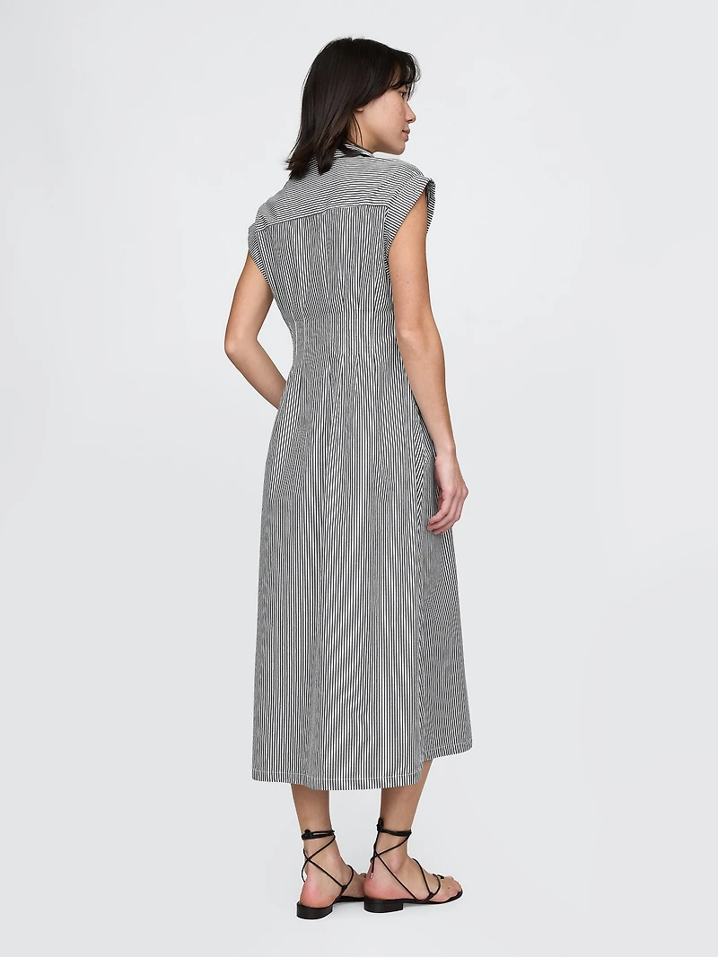 Poplin Midi Shirtdress