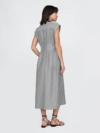 Poplin Midi Shirtdress