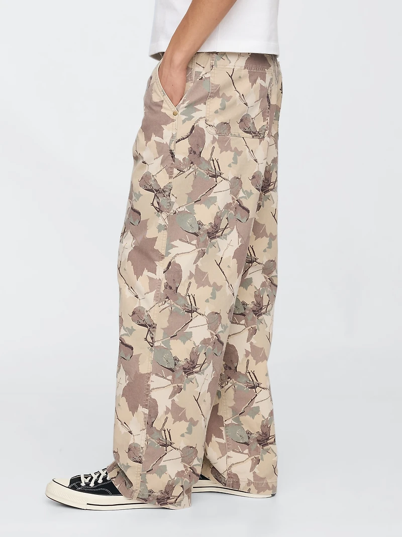 Twill Camo Utility Khakis