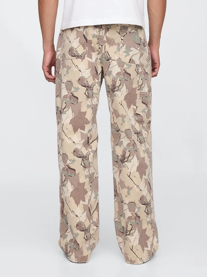 Twill Camo Utility Khakis