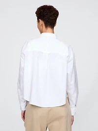 Organic Cotton Oxford Crop Big Shirt