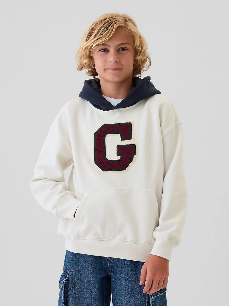 Kids VintageSoft Varsity Hoodie
