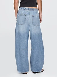 Mid Rise Easy Horseshoe Jeans