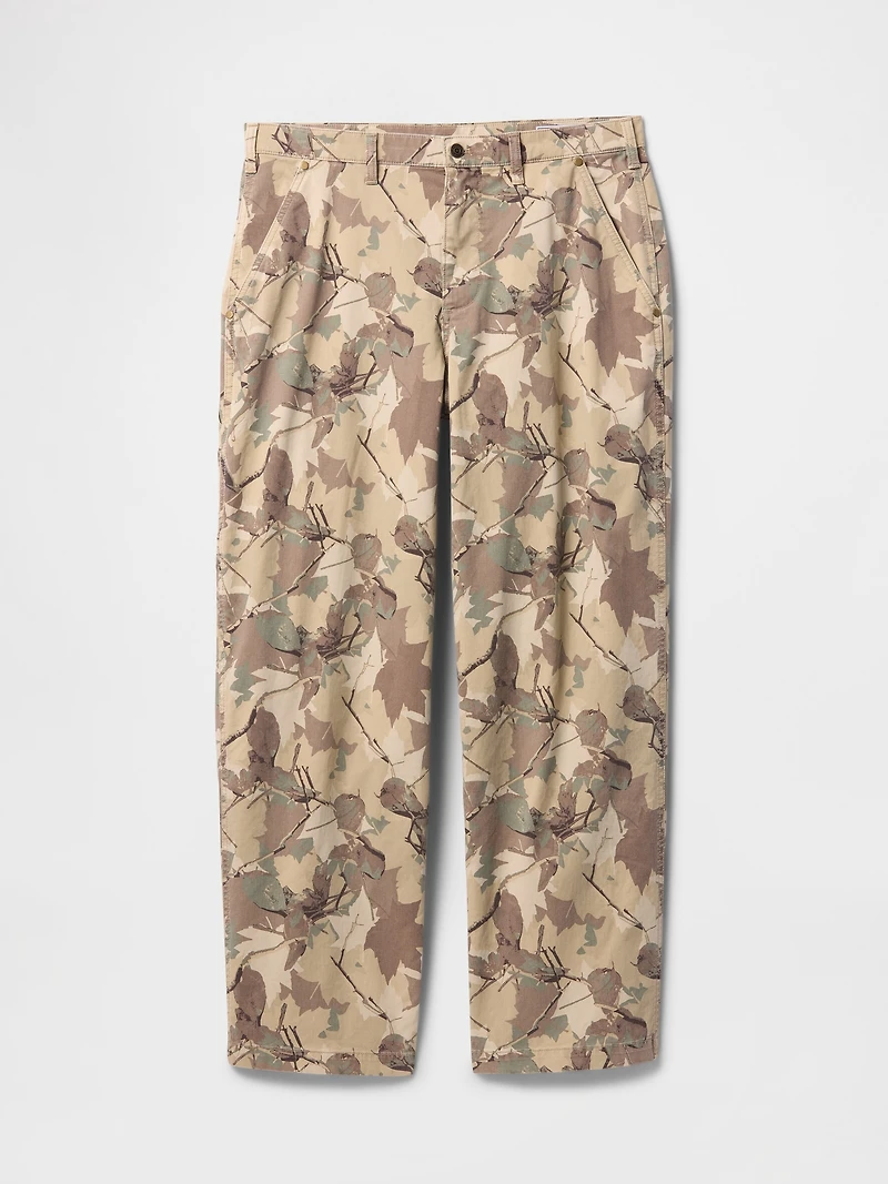 Twill Camo Utility Khakis