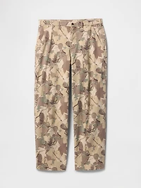 Twill Camo Utility Khakis