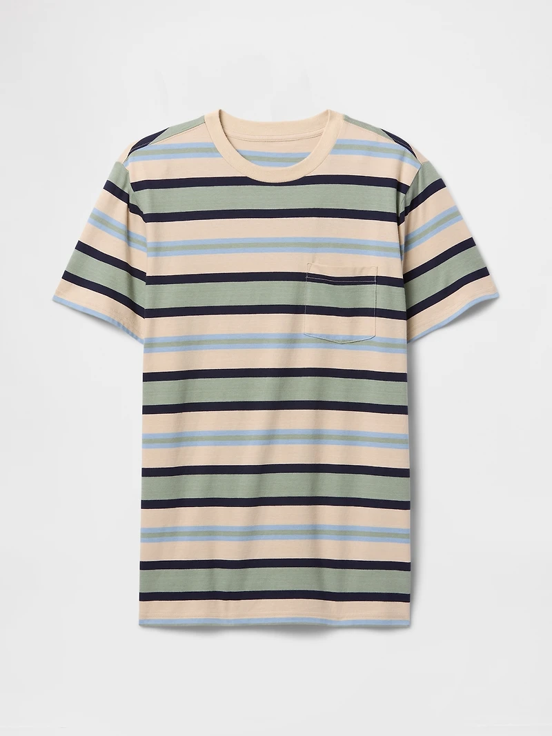Adult Organic Cotton Pocket T-Shirt