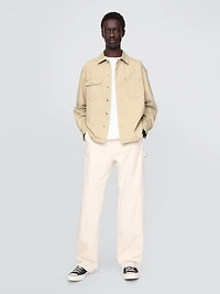Twill Utility Shirt Jacket