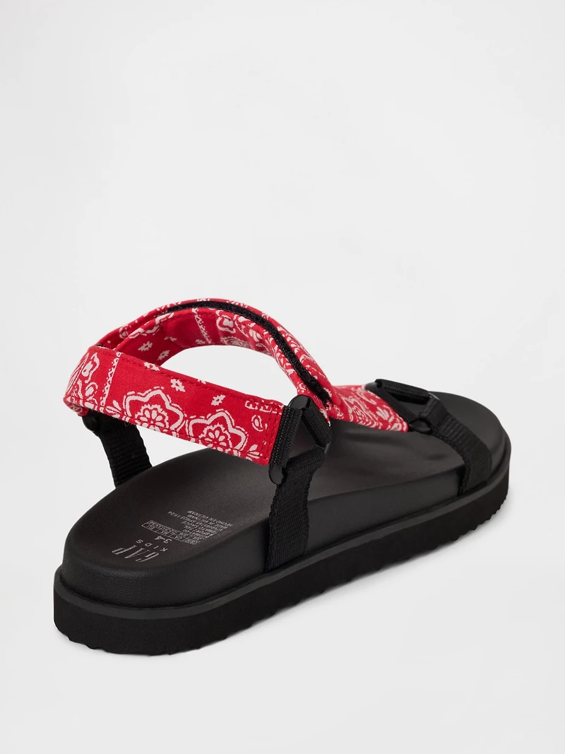 Kids Canvas Strap Sandals
