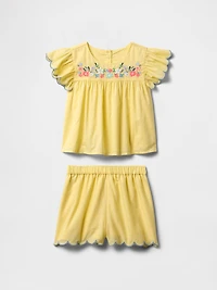 Baby & Toddler Embroidered Outfit Set