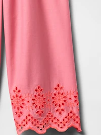Baby & Toddler Eyelet Poplin Outfit Set