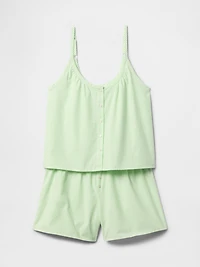 Poplin PJ Short Set