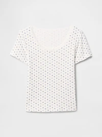 Pointelle PJ Top