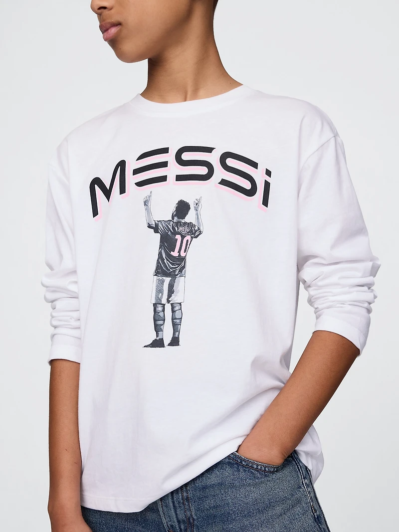 Kids Messi Graphic T-Shirt