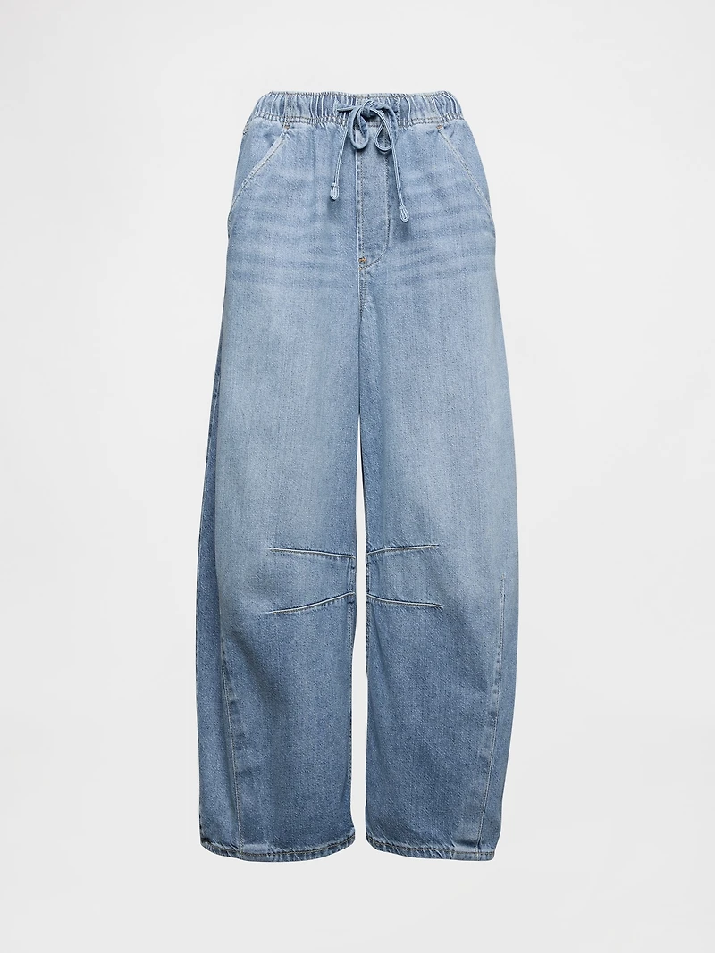 Mid Rise Easy Horseshoe Jeans