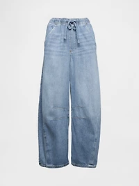 Mid Rise Easy Horseshoe Jeans