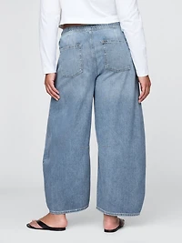 Mid Rise Easy Horseshoe Jeans