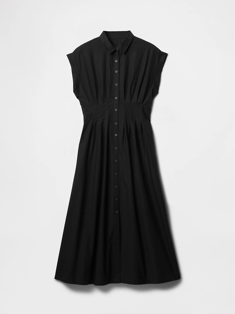 Poplin Midi Shirtdress