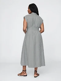 Poplin Midi Shirtdress