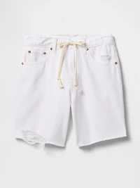 8" Mid Rise '90s Loose Denim Bermuda Shorts