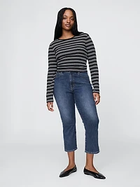 High Rise Capri Jeans