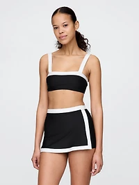 Colorblock Bandeau Bikini Top