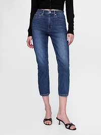 High Rise Capri Jeans
