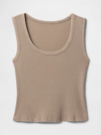 Rib Scoop Tank Top