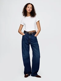 Cotton Jersey Crop T-Shirt