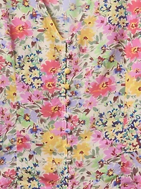 Crepe Flutter-Sleeve Top