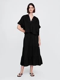 Cotton Gauze Dolman Shirt