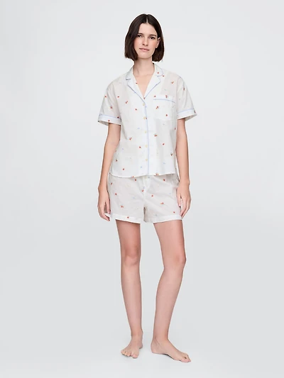 Embroidered PJ Boxer Shorts