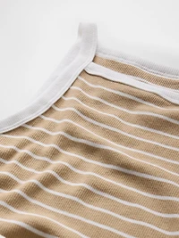 Modern Apron-Neck Tank Top