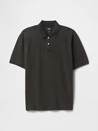 Relaxed Pique Polo Shirt